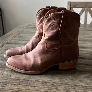 Tecovas Tan Leather Western Boots